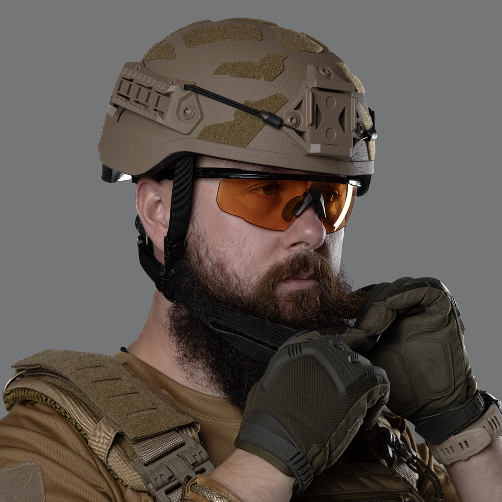 Шолом кевларовий ARCH MICH ТМ Combatant L 57-60 см Койот - фото 4