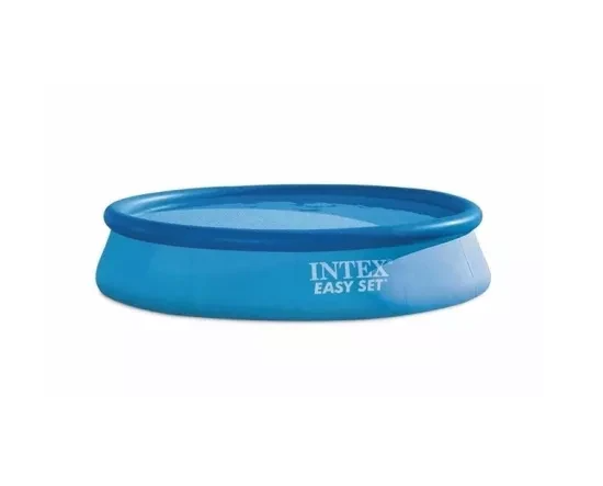 Бассейн надувной Intex Easy Set круглый с трехслойной ПВХ-чашей для двора и дачи 396×84 см 7290 л (3121660870)
