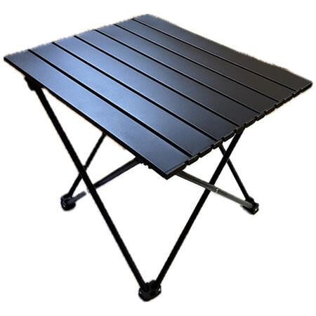 Стіл туристичний алюміній 43х40х41 см Чорний