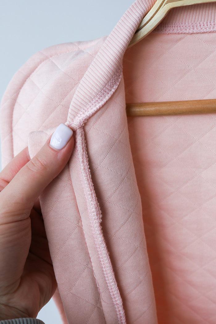 Пеленка-кокон с шапочкой Kappi MagBaby детская утепленная на молнии 0-3 мес. Розовый (4460) - фото 3