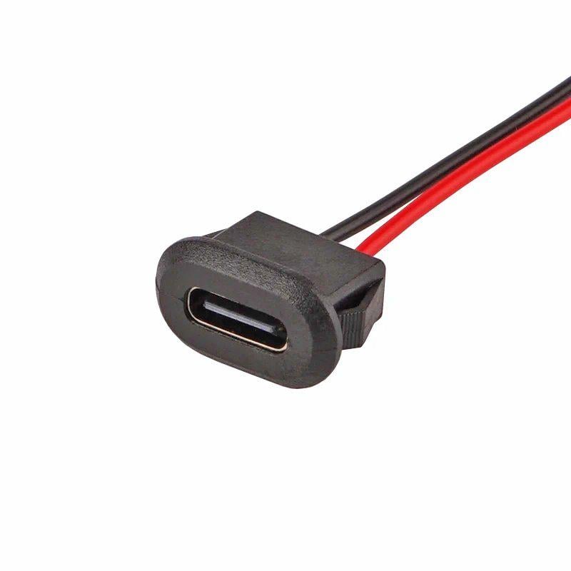 Гніздо USB Type-C 2pin на корпус (A448030)