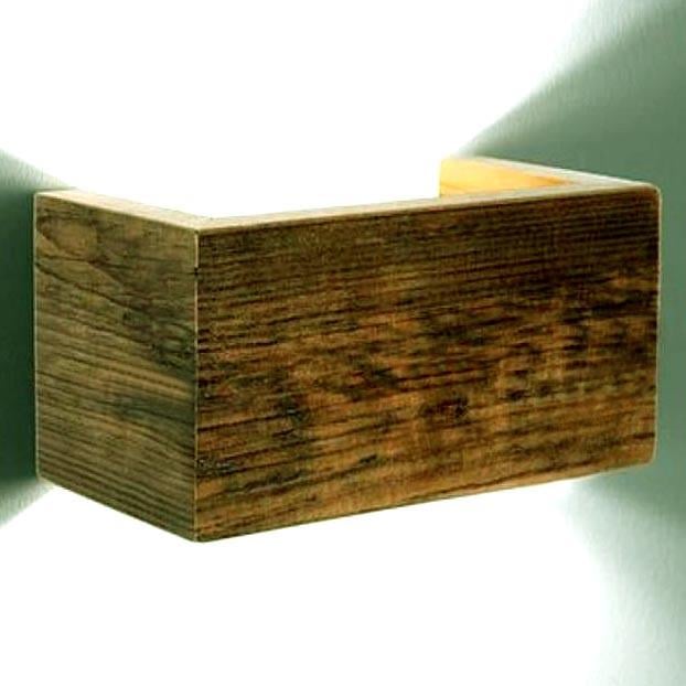 Світильник настінний з дерева Алабам Мускат (БРА-002007)