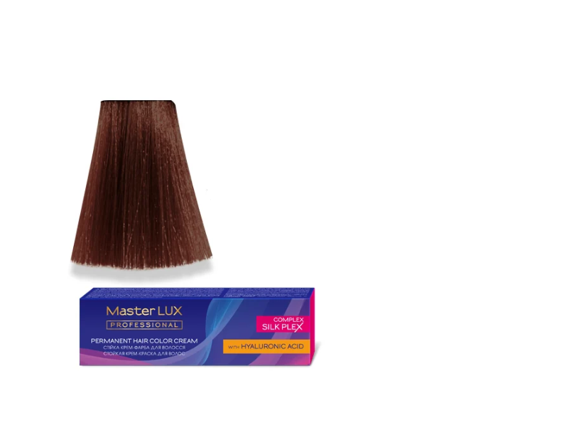 Крем-краска для волос стойкая Master LUX 6.75 60 мл Темно-русый коричнево-красный - фото 1 Крем-краска для волос стойкая Master LUX 6.75 60 мл Темно-русый коричнево-красный - фото 1