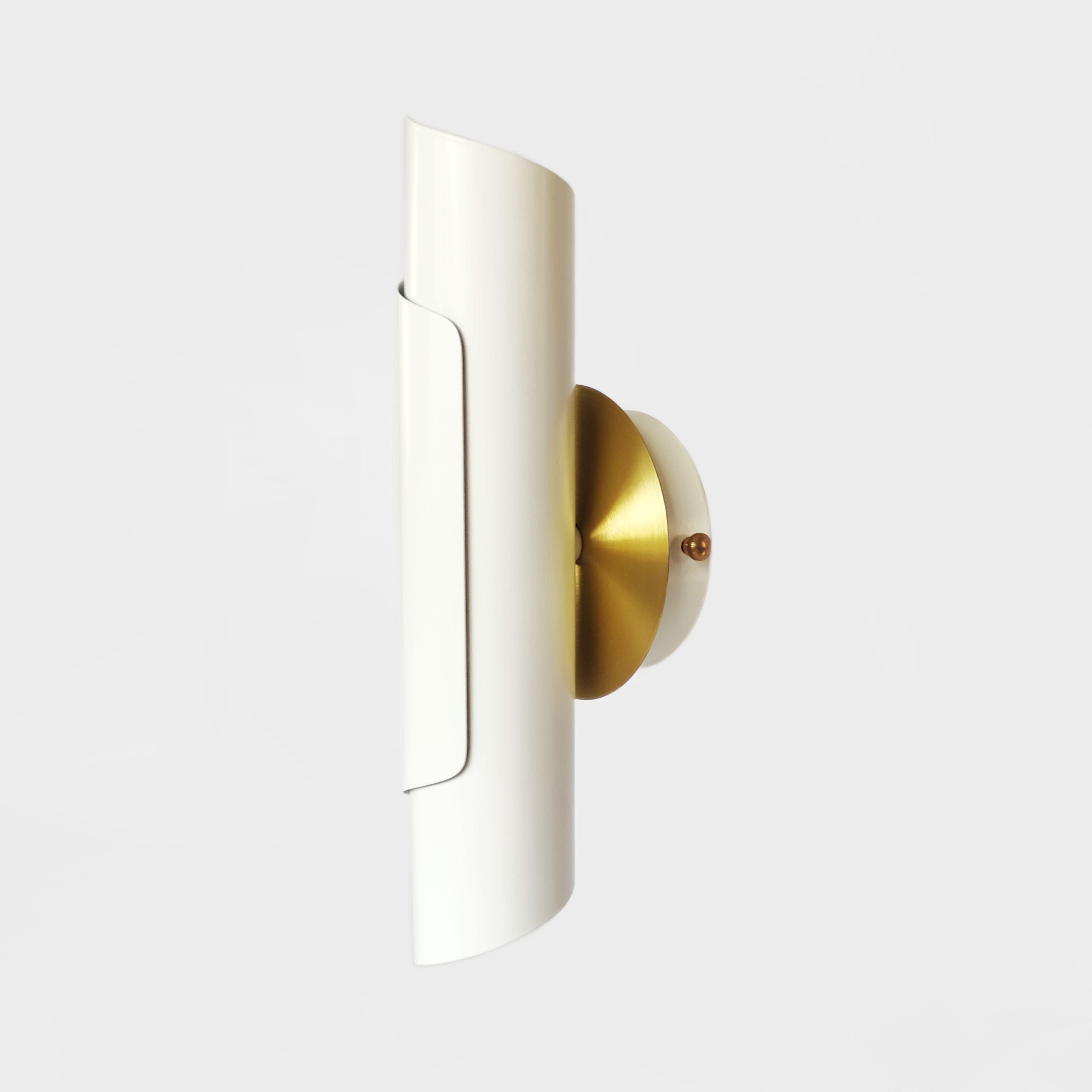 Настенный светильник двойной из латуни Gaff Design Brass White (BRASS16) - фото 1