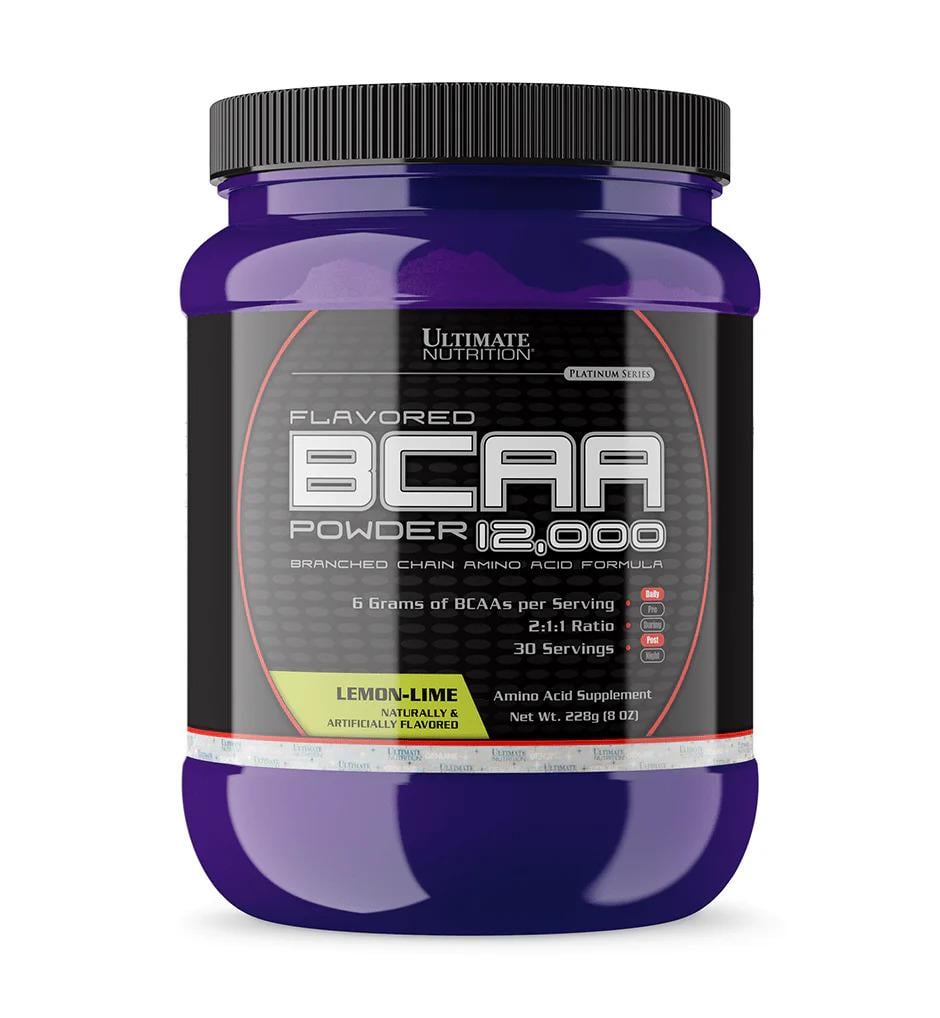 Аминокислоты Ultimate nutrition BCAA 12000 Lemon Lime 228 г