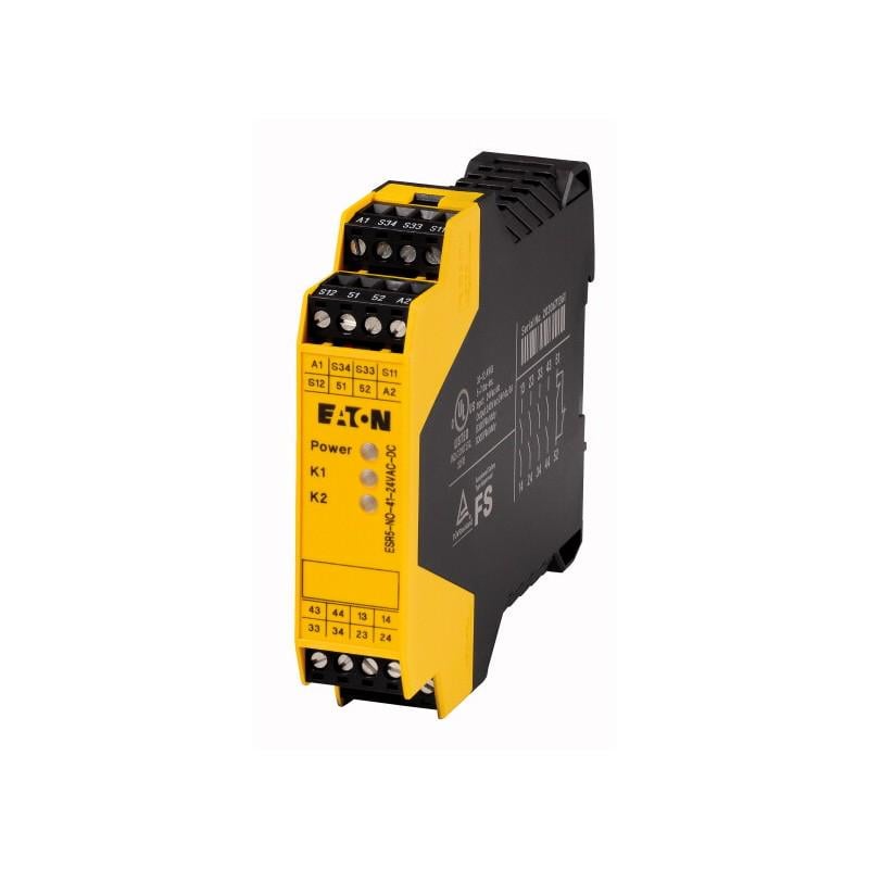Реле безопасности одноканальное Eaton ESR5-NO-41-24VAC-DC 118701 Реле безопасности одноканальное Eaton ESR5-NO-41-24VAC-DC 118701