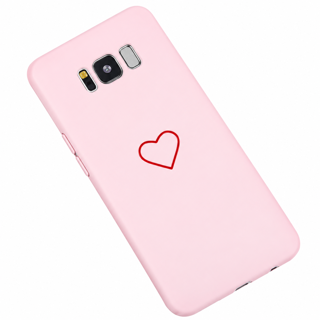 Чехол-накладка защитная для Samsung Galaxy S9 из пластика Розовый (34121821)