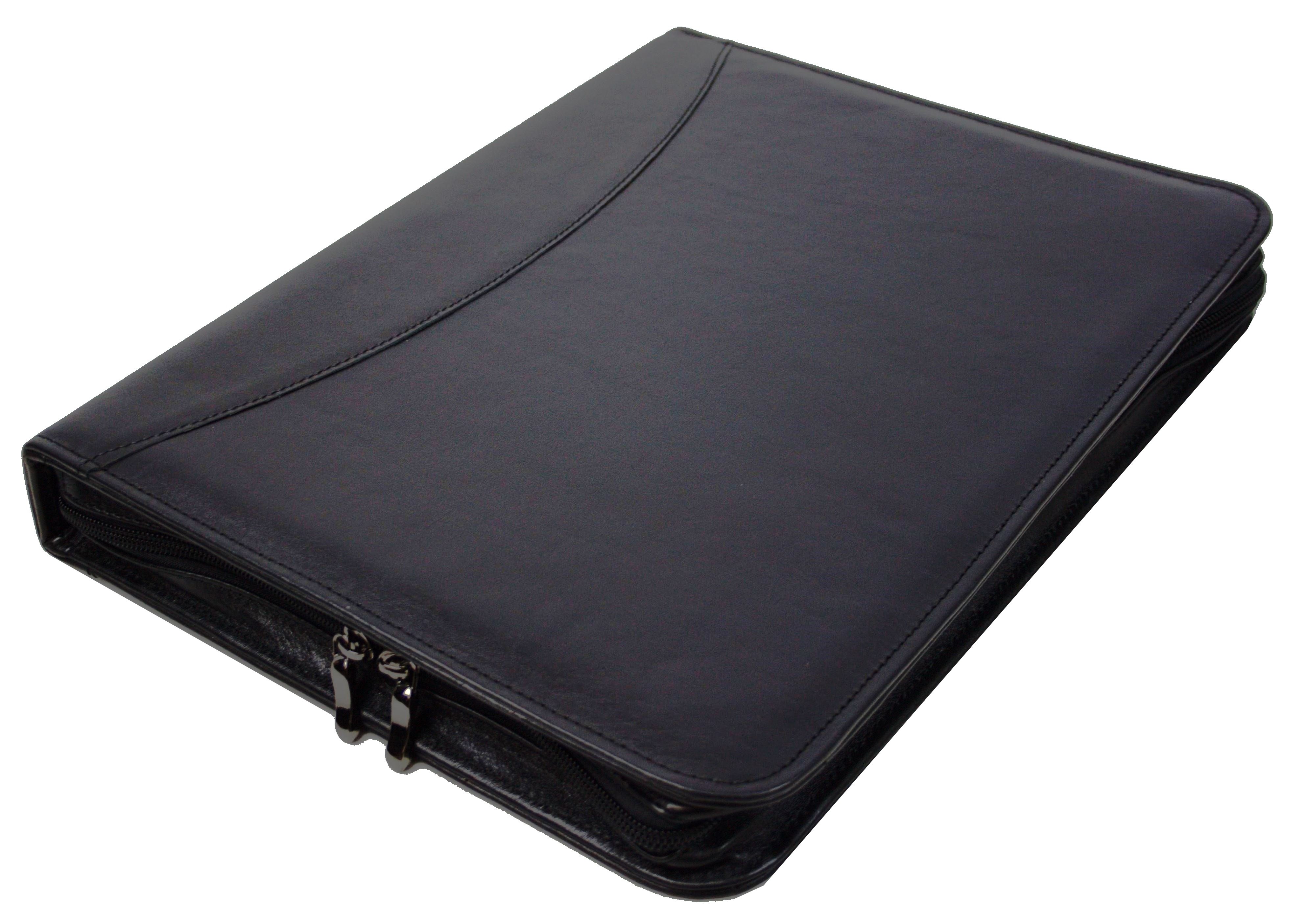 Папка деловая Portfolio для документов из кожи Черный (Port1003 black)
