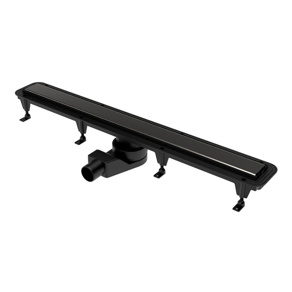 Канал душевой Waterway Stream 800 с решеткой с 2-х сторон Черный (WSB800001N12)