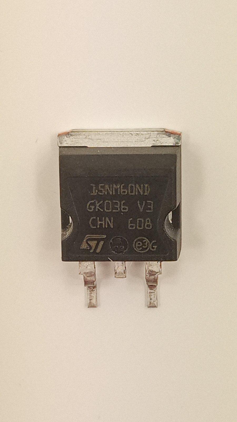Транзистор STB15NM60ND n-channel 650V 14A 0,299Om D2Pak