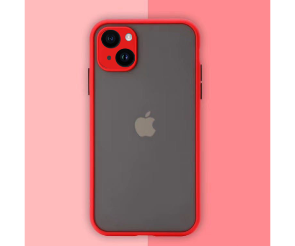 Чохол-накладка TPU Color Matte Case для Apple iPhone 14 Червоний