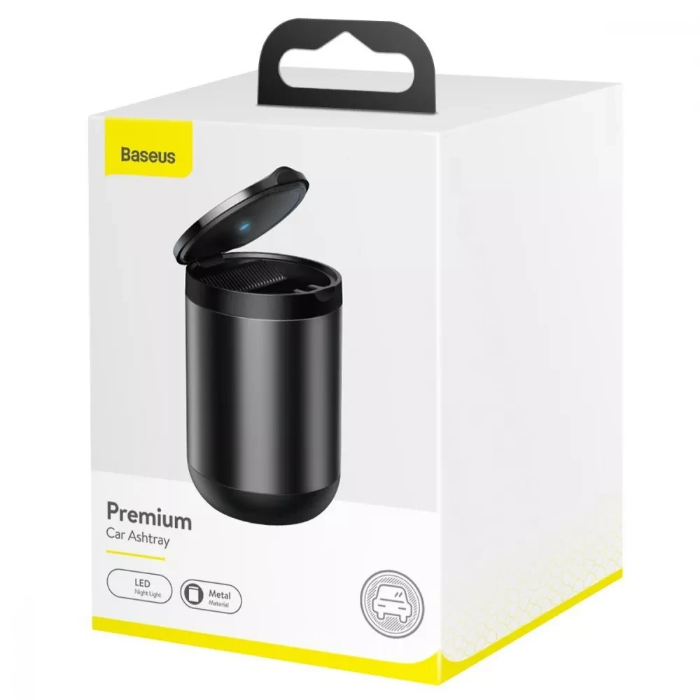 Автомобильная пепельница BASEUS Premium Car Ashtray 2 Series - фото 2 Автомобильная пепельница BASEUS Premium Car Ashtray 2 Series - фото 2