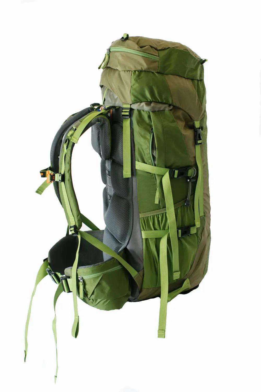 Рюкзак туристический Tramp Tramp Floki 50/10 л 63х27х25 см Зеленый (UTRP-046-green) - фото 4