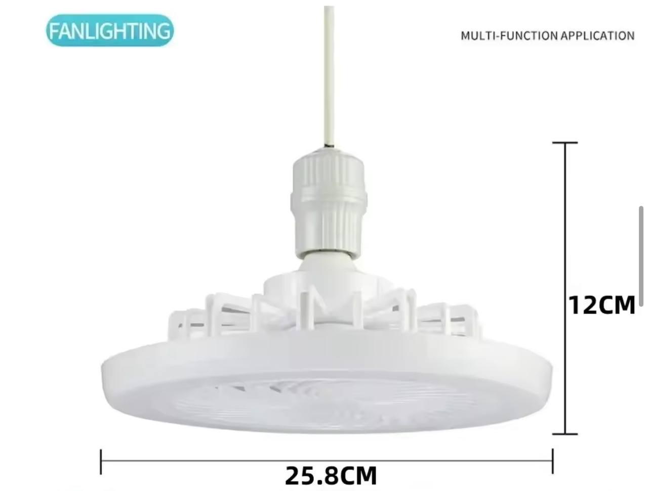 Лампа-вентилятор Fan Light LK23-2 LED E27 Белый (19482733) - фото 4