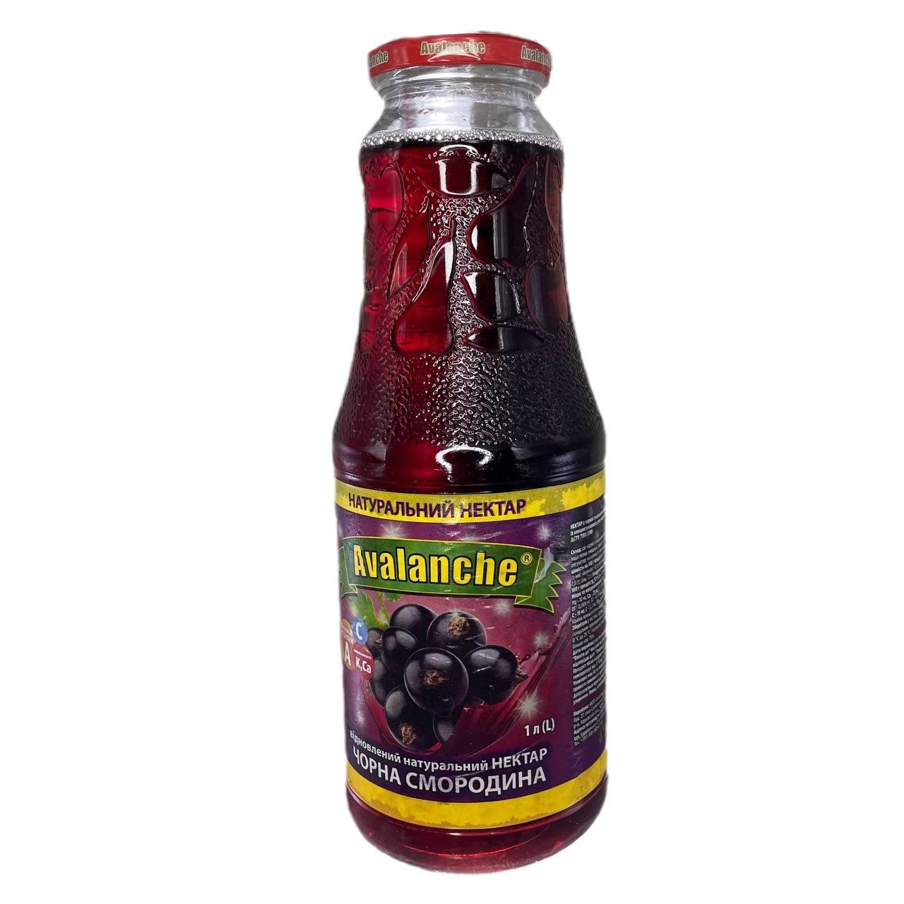 Нектар из черной смородины натуральный 1 л Avalanche (J-A-currant-1L)