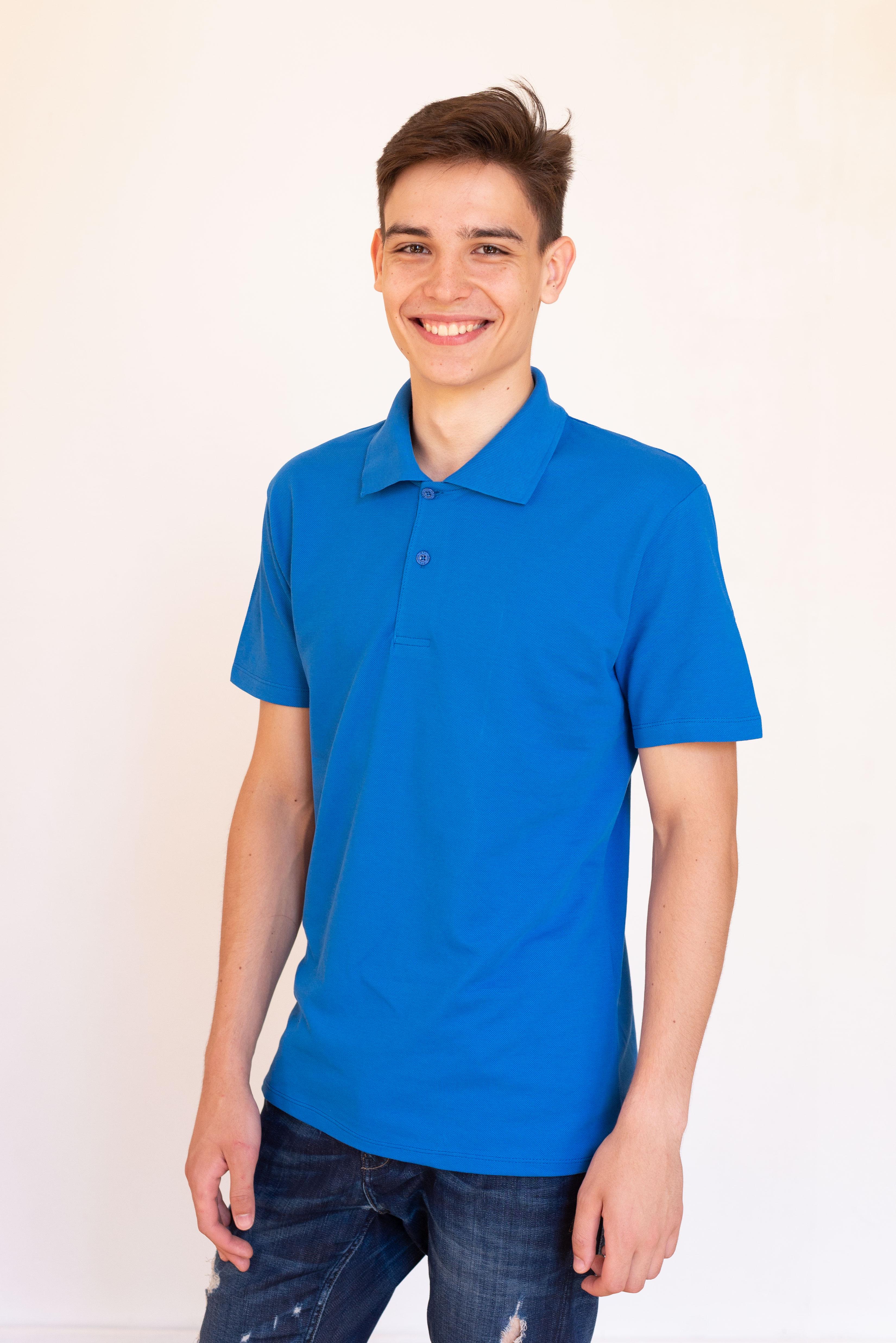 Поло мужское Наталюкс L Синий (1413508414831)