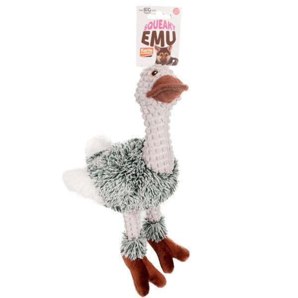 Игрушка для собак Flamingo Emu Plush с пищалкой Игрушка для собак Flamingo Emu Plush с пищалкой