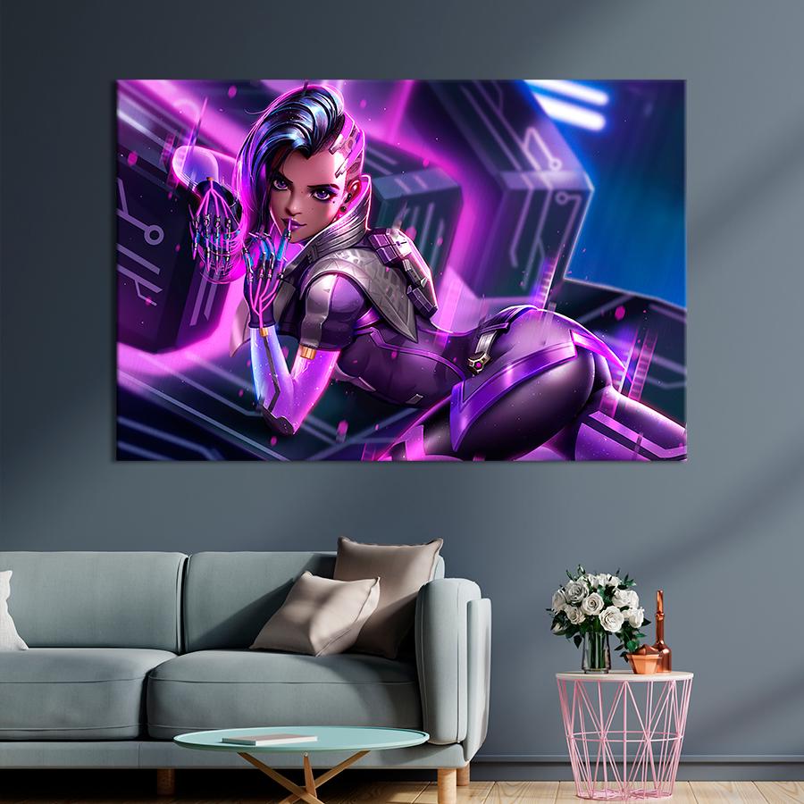 Настенний декор Сомбра Overwatch 51x34 см (A178-1)