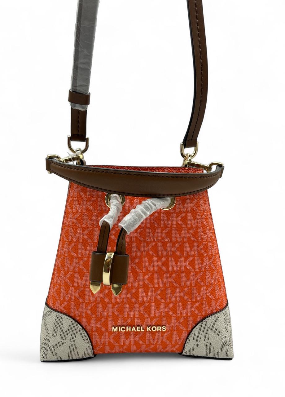 Сумка женская Michael Kors Mercer Gallery 32S0GZ5COV Clementine Mlt XS CB CNV BCKT XBody Оранжевый (2746864331) - фото 1 Сумка женская Michael Kors Mercer Gallery 32S0GZ5COV Clementine Mlt XS CB CNV BCKT XBody Оранжевый (2746864331) - фото 1