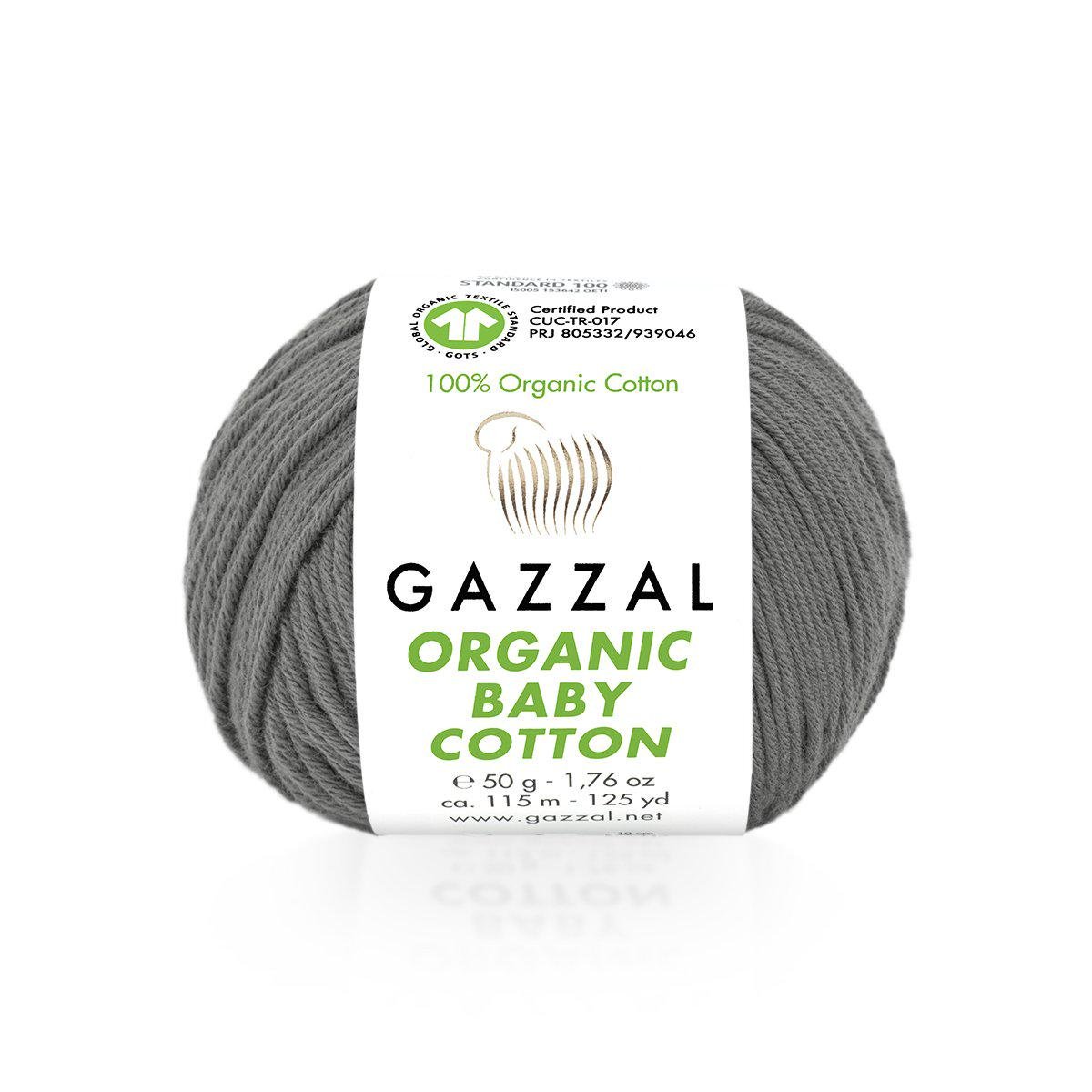 Пряжа Gazzal Organic Baby Cotton 435