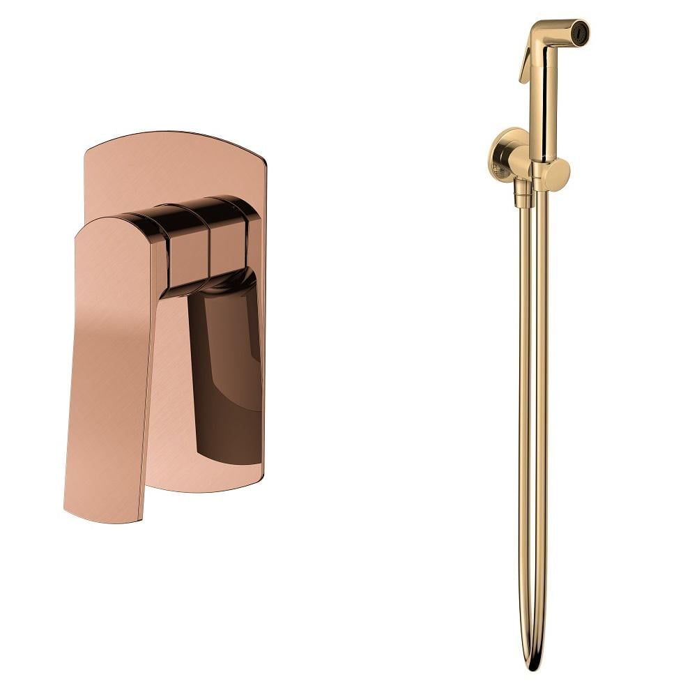 Смеситель для гигиенического душа VOLLE SOLO скрыт SET20240412 Бронзовый (227283)