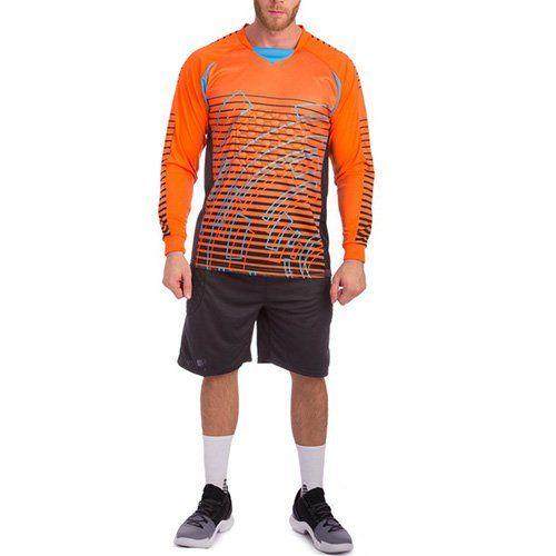 Футбольная форма вратаря с шортами Light CO-024 3XL Оранжевый (57429352)