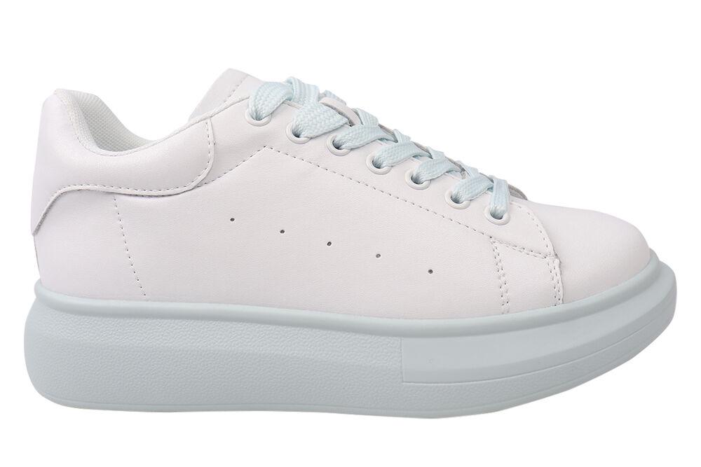 Кеди жіночі Bonavi зі шкіри на низькому ходу на шнурівці р. 37 Білий (6-21DTC) - фото 3 Кеди жіночі Bonavi зі шкіри на низькому ходу на шнурівці р. 37 Білий (6-21DTC) - фото 3