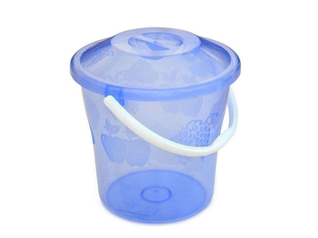 Ведро Полимердеталь Элегант пищевое 8 л с крышкой (15509)