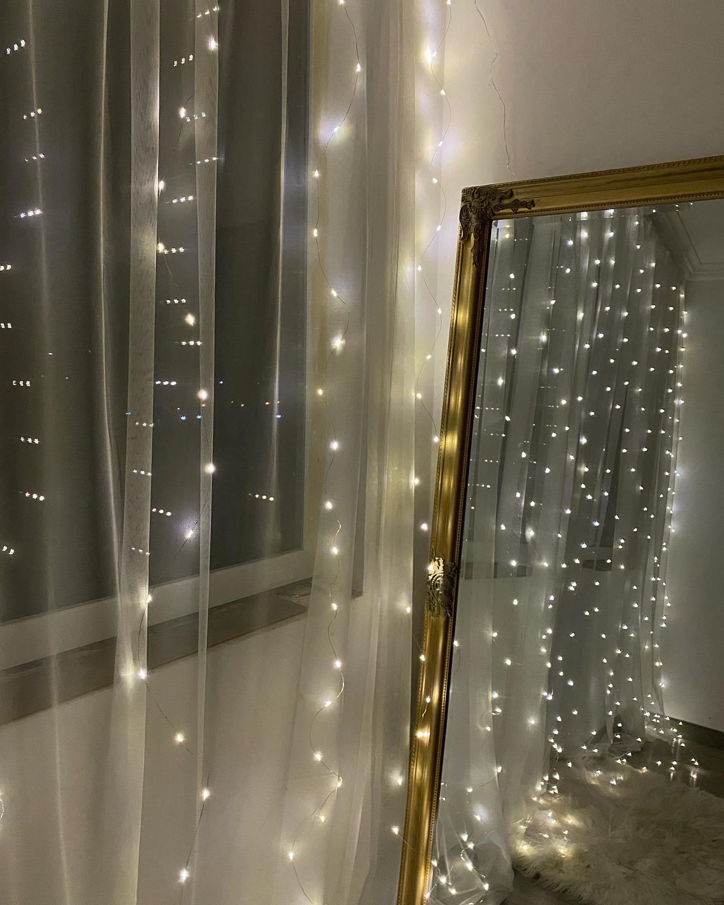 Гірлянда Роса 3/2 200 ламп пульт керування 8 режимов яскравості з таймером теплий білий (1242) - фото 4