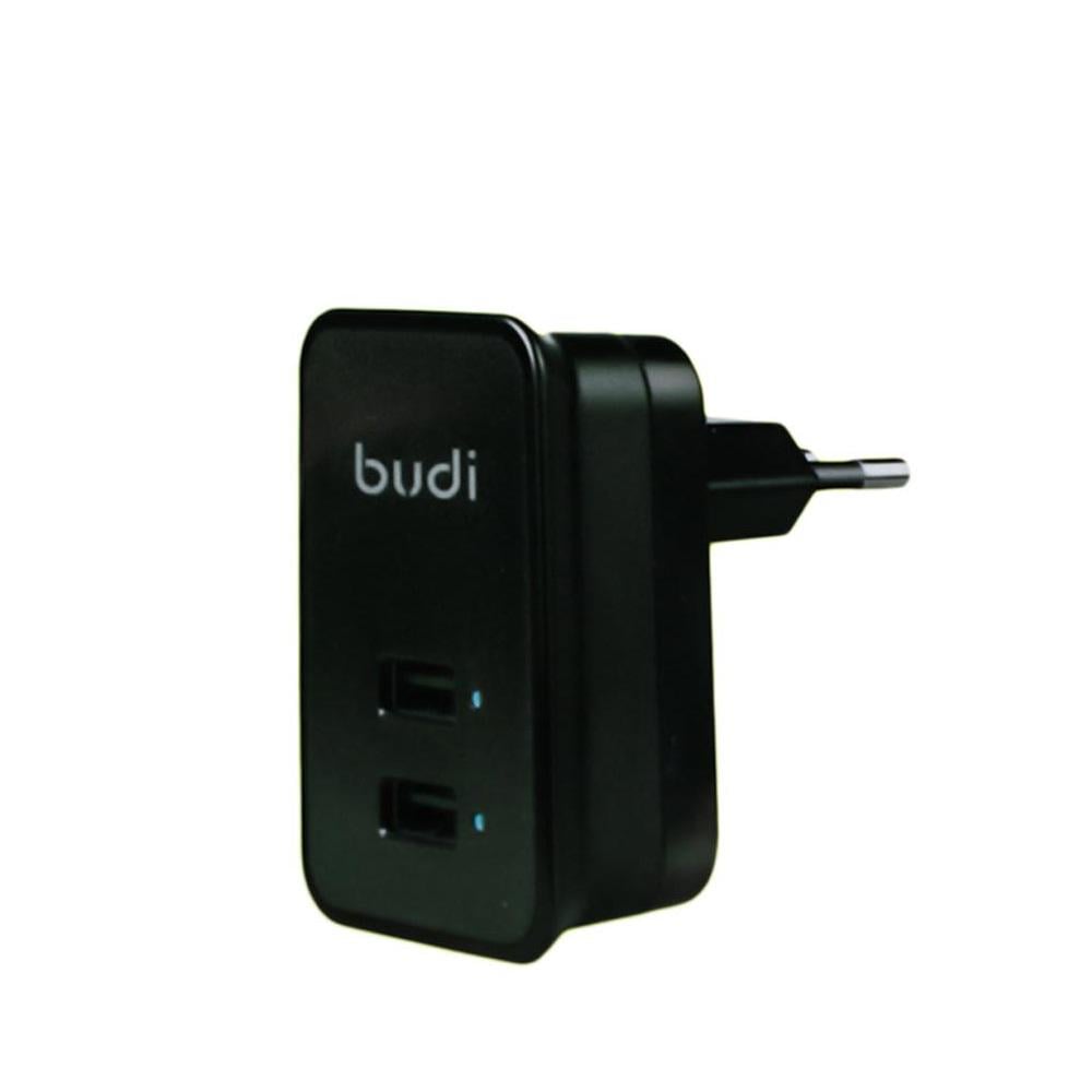 Зарядний пристрій Budi 2USB та кабель USB-Lightning (M8J053E)