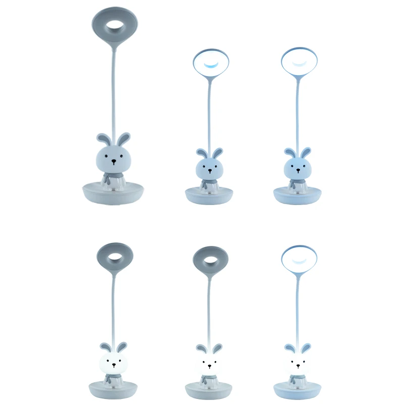 Лампа настільна KITE Bunny LED з акумулятором Білий (K24-492-1-1) - фото 4