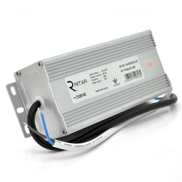 Импульсный блок питания герметичный Ritar RTPSW12-96 12В 8А (96Вт) IP67