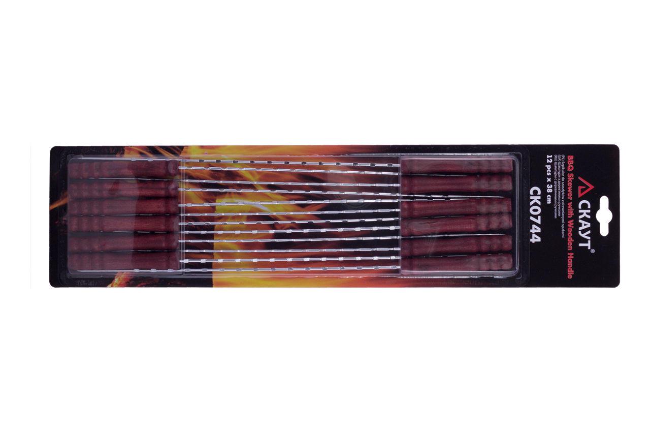 Шампур для гриля Скаут міні 12 шт. 380 мм (0744) - фото 2