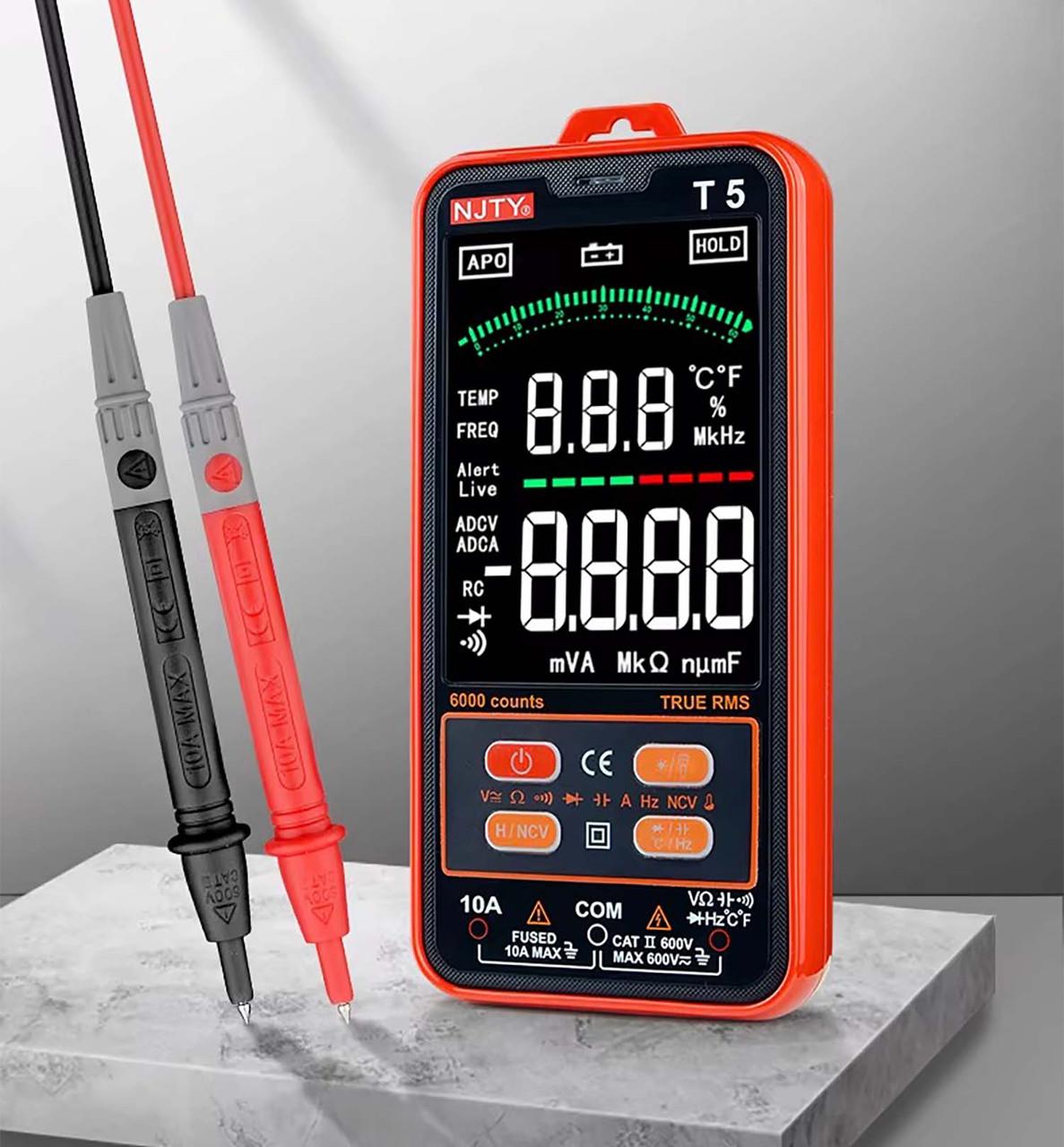 Мультиметр цифровой с дисплеем 4600V 10А с прозвонкой и поиском NCV/True RMS - фото 3 Мультиметр цифровой с дисплеем 4600V 10А с прозвонкой и поиском NCV/True RMS - фото 3