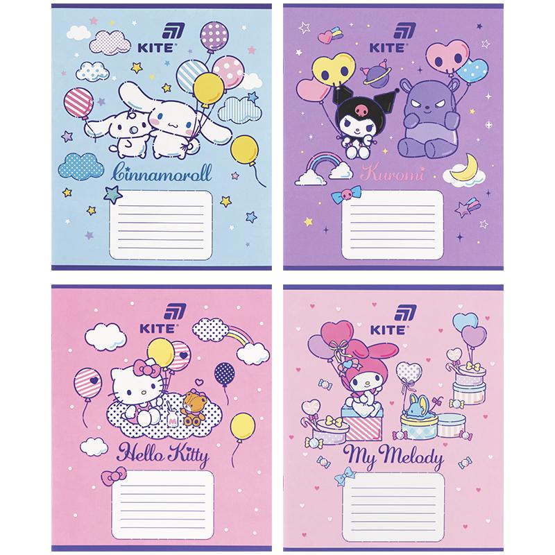 Набор школьных тетрадей KITE Hello Kitty коса линия 12 л. 25 шт. (HK26-235-2В)