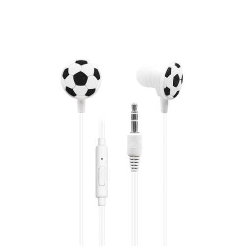 Навушники дитячі Hama Kids Stereo Earphones Soccer Білий (00071)