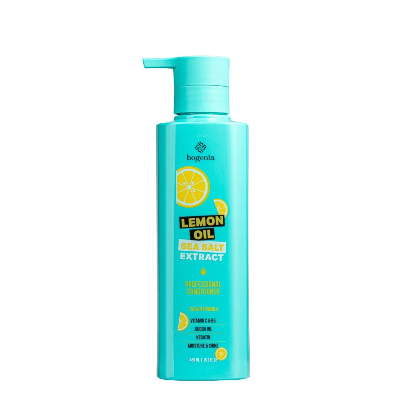 Кондиціонер для волосся зволожувальний Bogenia Lemon Oil&Sea Salt 450 мл (BG440002)