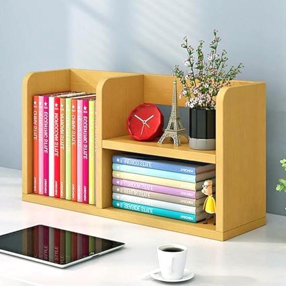 Полка книжная настольная из дерева Тропонда Карри (КПА-019303)