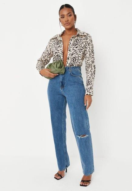 Рубашка Missguided р. 36 Леопард (TW631853)