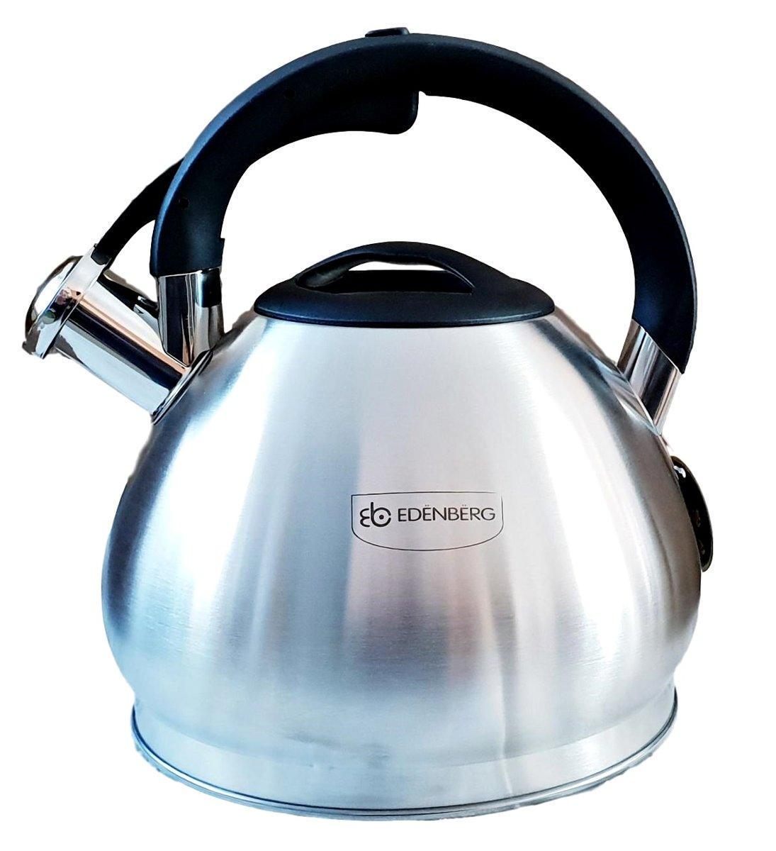 Чайник зі свистком Edenberg EB-1974 із нержавіючої сталі 3,5 л (57-46-EB-1974)