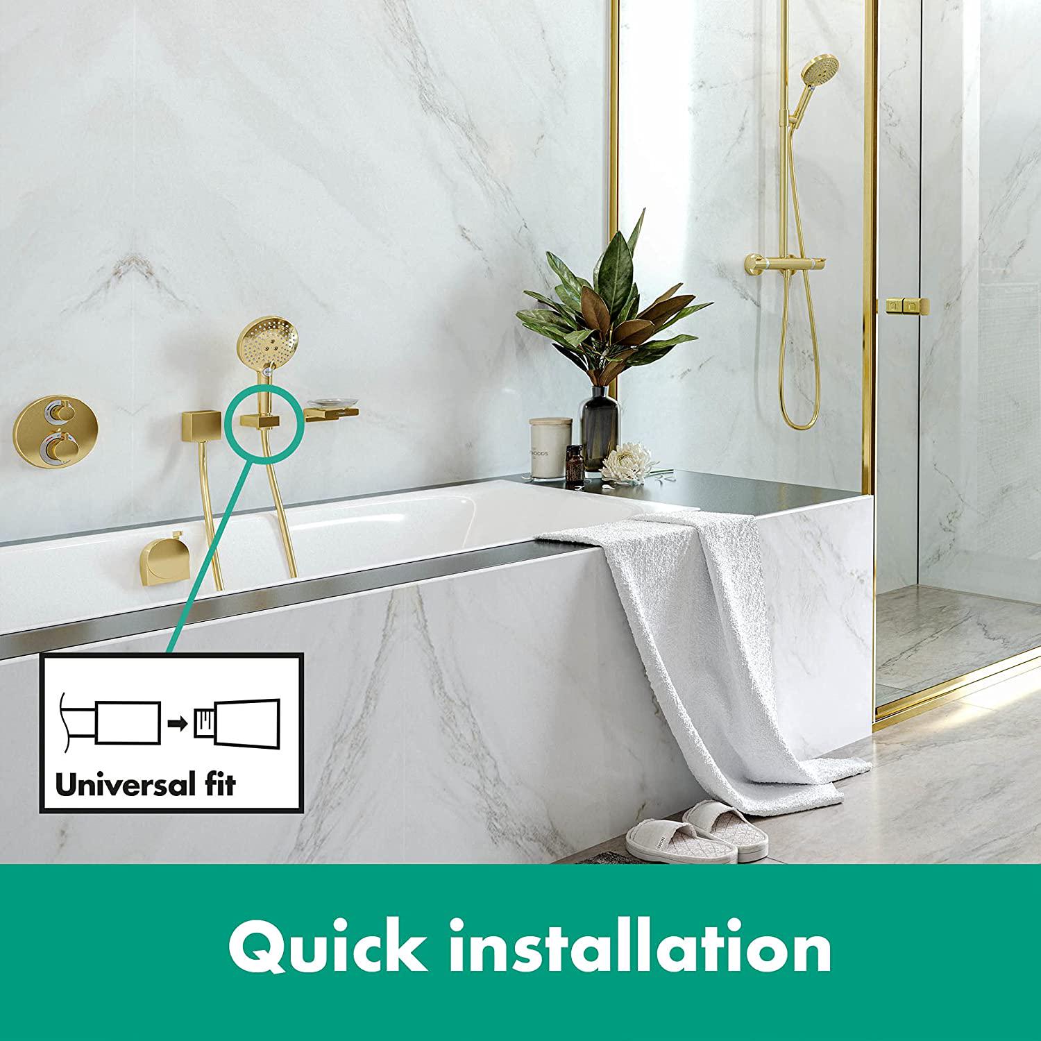 Шланг для душу Hansgrohe ISIFLEX 28276990 силіконовий 1600 мм Золотий (114877) - фото 4