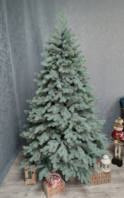 Штучна ялинка лита Ковалівська з металевою підставкою 1,50 м Блакитний (NYT15164) - фото 5 Штучна ялинка лита Ковалівська з металевою підставкою 1,50 м Блакитний (NYT15164) - фото 5