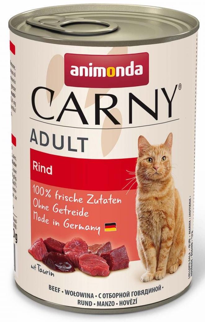 Корм влажный для кошек Animonda Carny Beef с говядиной 400 г (1830807773)