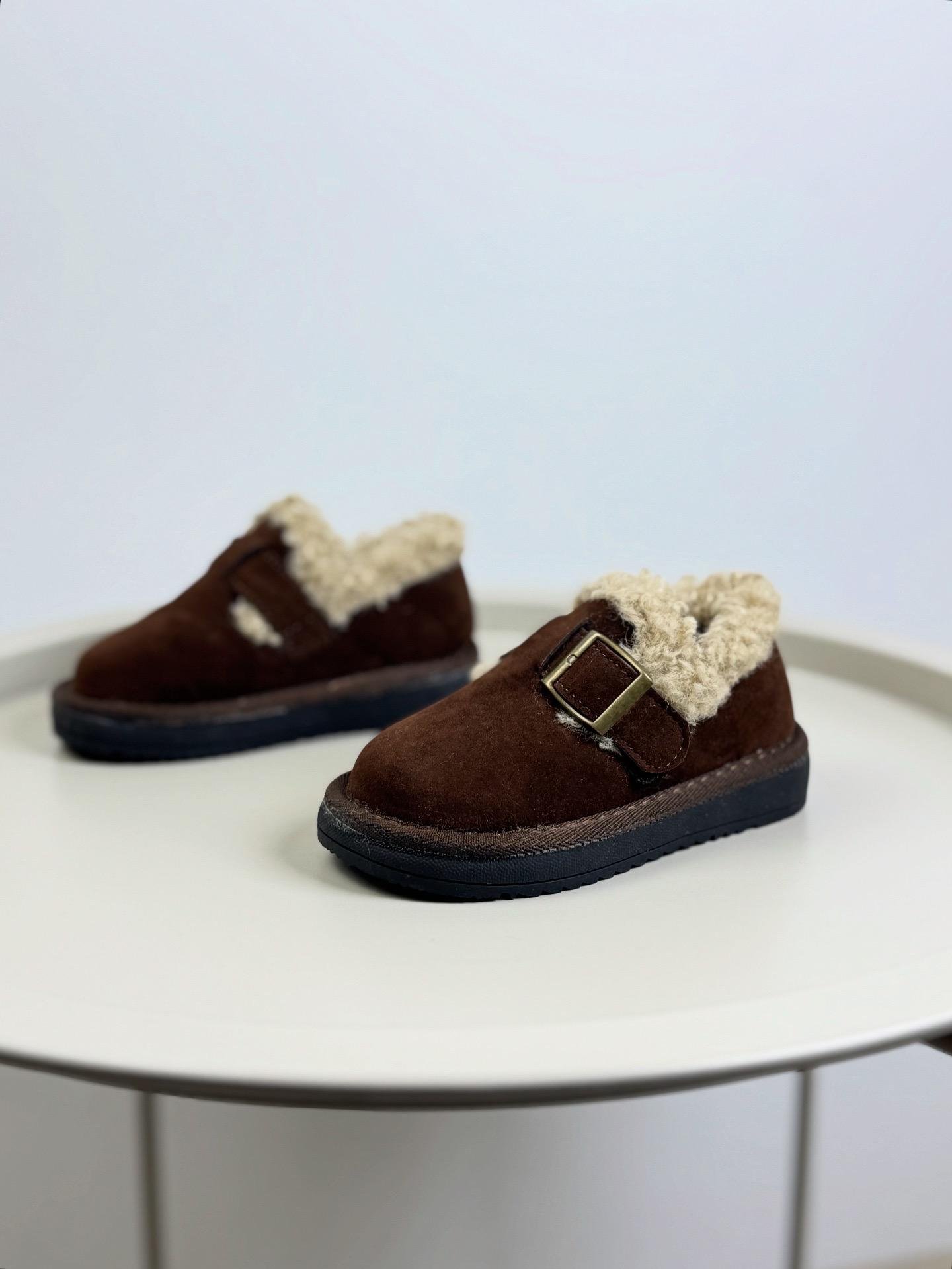 Угги детские зимние 1626 р. 26 Коричневый (30222078)