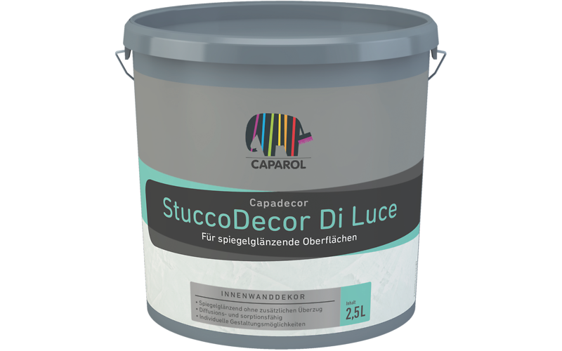 Декоративное покрытие для внутренних работ венецианское Caparol Stucco Decor DI LUCE 2,5 л