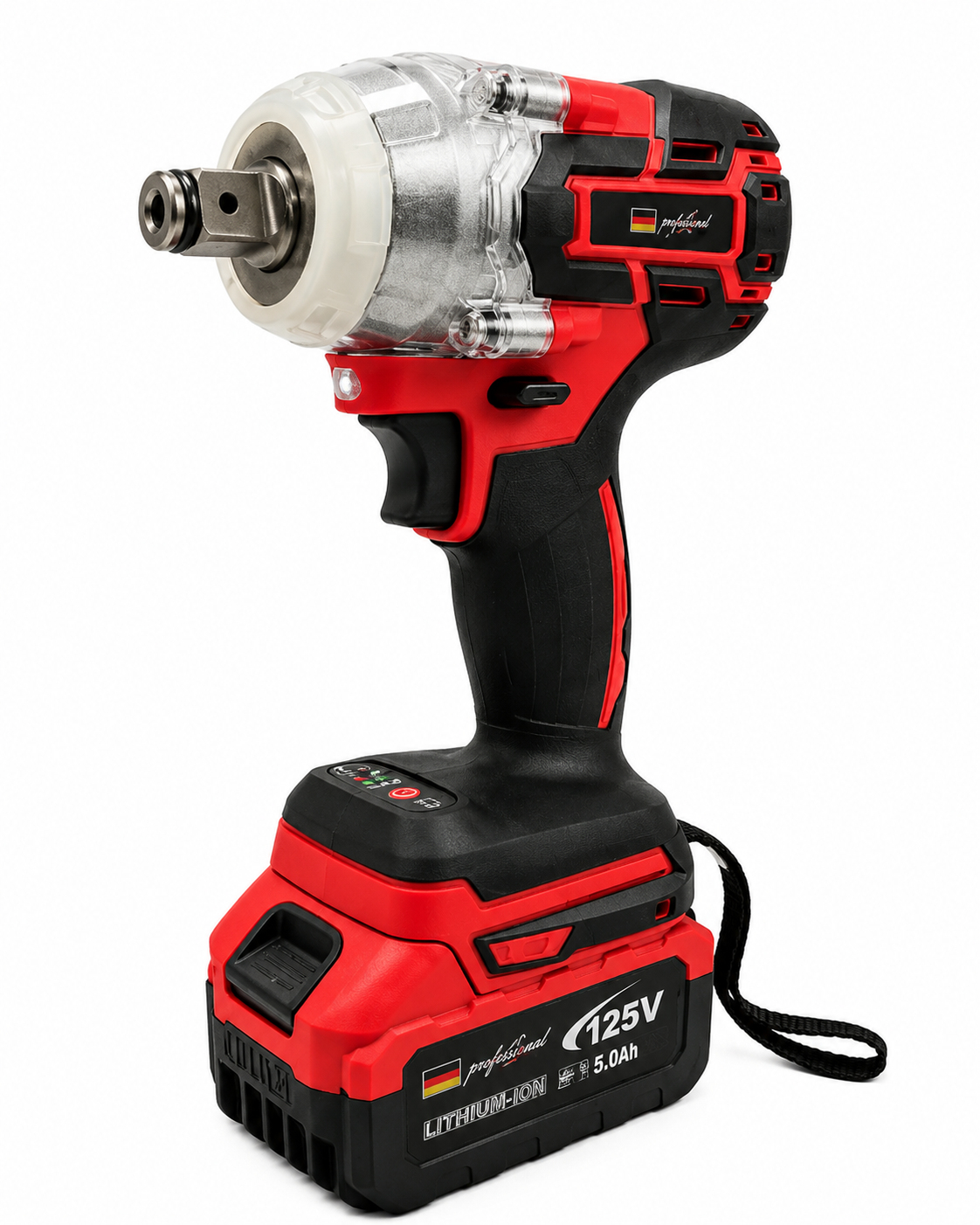 Гайковерт аккамуляторный MaxPawer 380Hm 8 Ah 12,8V Красный (37011826)