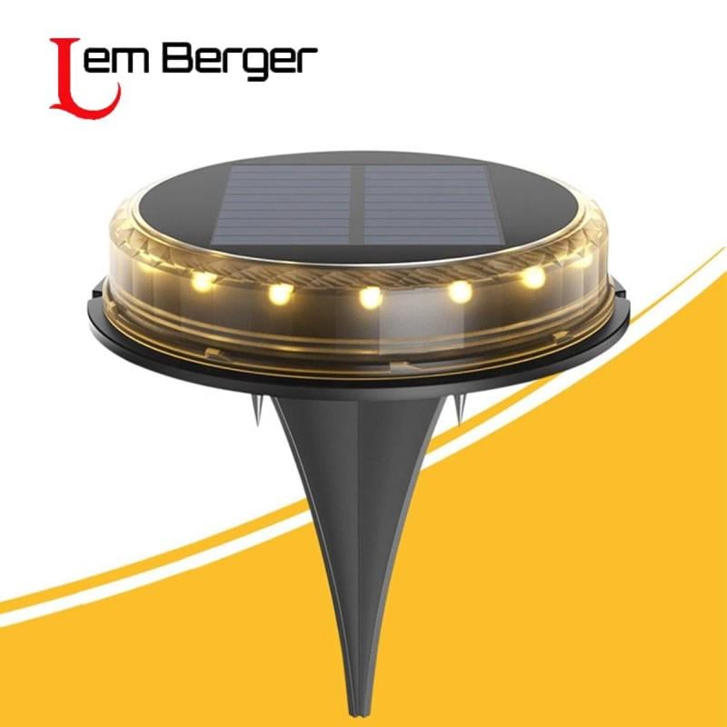 Світильник на сонячній батареї Lem Berger 17 LED 1200 мАг із сутінковим датчиком жовте світло (3309923) - фото 2 Світильник на сонячній батареї Lem Berger 17 LED 1200 мАг із сутінковим датчиком жовте світло (3309923) - фото 2