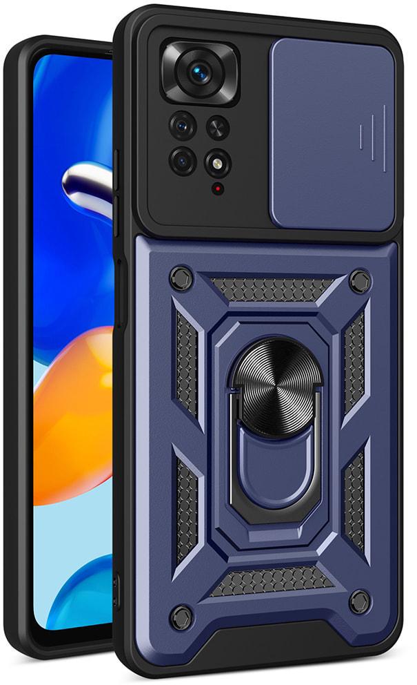 Чехол с защитой камеры 3DGuard Xiaomi Redmi Note 12 Pro 4G Blue (33880-28)