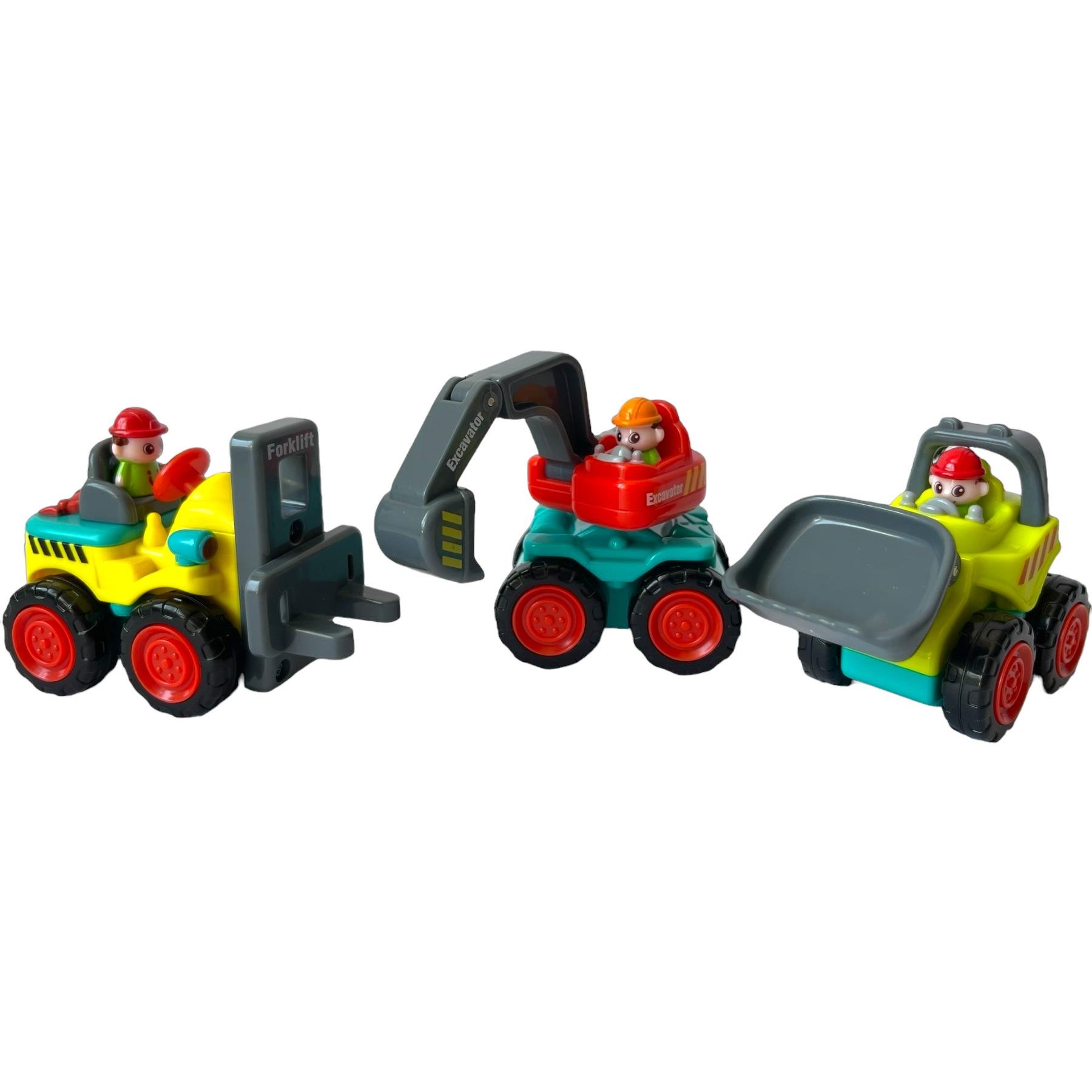 Набір з дитячих машинок HOLA бульдозер/екскаватор/навантажувач (113162) Набір з дитячих машинок HOLA бульдозер/екскаватор/навантажувач (113162)