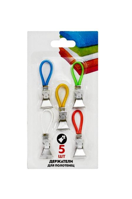 Прищепка для полотенец 5 шт. 5х1,5 см (R31045) Прищепка для полотенец 5 шт. 5х1,5 см (R31045)
